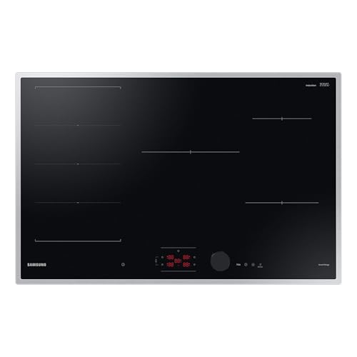 Samsung Autarkes Induktionskochfeld, 80 cm große Herdplatte, Slim Fit, Magnetischer Bedienknebel und Sensortasten mit Slider, Wi-Fi-Steuerung, Flex Zone Plus, NZ85C6058HK/U1 Samsung Autarkes Induktionskochfeld, 80 cm große Herdplatte, Slim Fit, Magnetischer Bedienknebel und Sensortasten mit Slider, Wi-Fi-Steuerung, Flex Zone Plus, NZ85C6058HK/U1 von Samsung