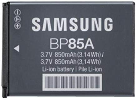 Samsung BP85 A-Ionen (LiIon) 850 mAh 3,7 V Akku wiederaufladbar – Akkus (850 mAh, 3,14 WH,-Ionen (LiIon), 3,7 V, grau) von Samsung