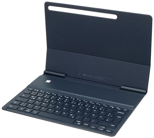 Samsung Book Cover Keyboard Slim EF-DT730 für das Galaxy Tab S7+ | Tab S7 FE, Black, 12,4 Zoll von Samsung