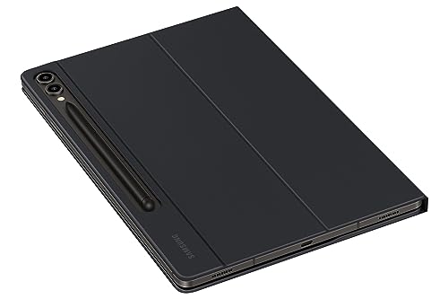 Samsung Book Cover Keyboard Slim EF-DX810 für das Galaxy Tab S9+ / Tab S9 FE+, Einteiliges Tablet Cover, Tablet-Hülle, schlankes, leichtes Design, QWERTZ-Tastatur, POGO-Pin, S Pen Fach, Schwarz von Samsung