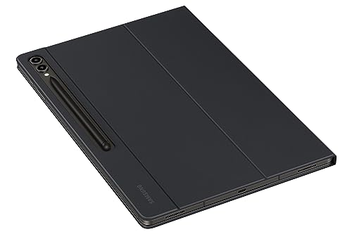 Samsung Book Cover Keyboard Slim EF-DX910 für das Galaxy Tab S9 Ultra | Einteiliges Tablet-Hülle, schlankes, leichtes Design, QWERTZ-Tastatur, POGO-Pin, S Pen Fach,Gestensteuerung,Black von Samsung