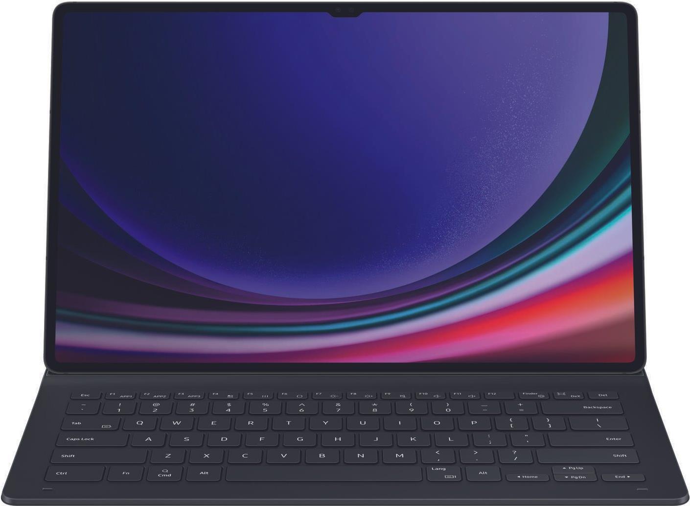 Samsung Book Cover Keyboard Slim Galaxy Tab S9+ Ultra, Black (EF-DX910BBGGDE) von Samsung