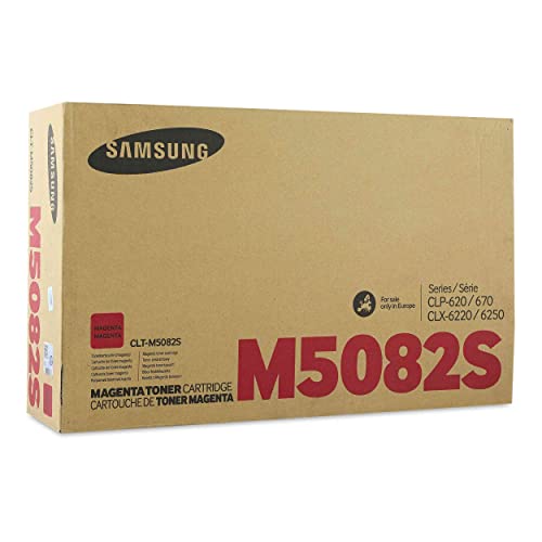 Samsung CLT-M5082L – Tonerpatrone Magenta-Toner-Patronen und (Toner, magenta, Laser, Samsung CLP-620/670, CLX-6220/6250, hoch) von Samsung