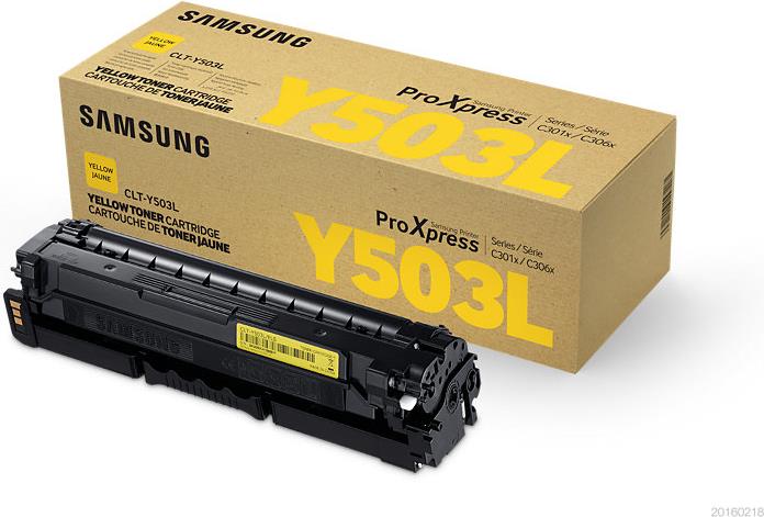 Samsung CLT-Y503L - Gelb - original - Tonerpatrone - für ProXpress C3010ND, C3060FR, C3060ND Samsung CLT-Y503L - Gelb - original - Tonerpatrone - für ProXpress C3010ND, C3060FR, C3060ND von Samsung