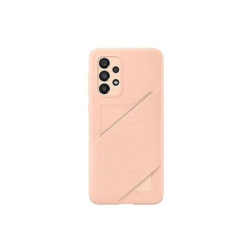 Samsung Card Slot Cover EF-OA336 für das Galaxy A33 5G | Back Cover, Handy-Hülle, stoßfest, Schutz Case, Kartenhalterung, Peach - 6,4 Zoll von Samsung