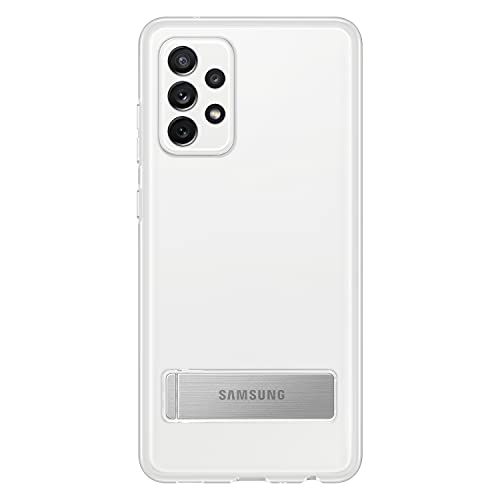 Samsung Clear Standing Cover Smartphone Cover EF-JA725 für Galaxy A72 Handy-Hülle, ausklappbarer Standfuß, Schutz Case, stoßfest, Transparent von Samsung