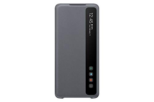 Samsung Clear View Smartphone Cover EF-ZG985 für Galaxy S20+ | S20+ 5G Flip, Handy-Hülle, extra-dünn, stoßfest, Schutz Case, grau - 6.7 Zoll Samsung Clear View Smartphone Cover EF-ZG985 für Galaxy S20+ | S20+ 5G Flip, Handy-Hülle, extra-dünn, stoßfest, Schutz Case, grau - 6.7 Zoll von Samsung