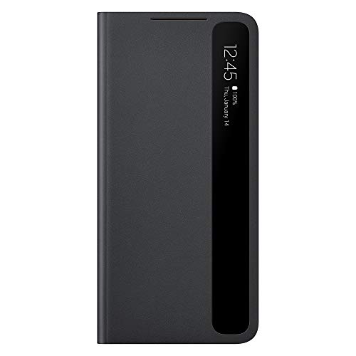 Samsung Clear View Smartphone Cover EF-ZG996 für Galaxy S21+ 5G Flip Cover, Handy-Hülle, extra-dünn, stoßfest, Schutz Case, Schwarz Samsung Clear View Smartphone Cover EF-ZG996 für Galaxy S21+ 5G Flip Cover, Handy-Hülle, extra-dünn, stoßfest, Schutz Case, Schwarz von Samsung