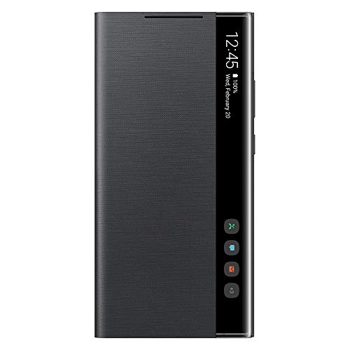 Samsung Clear View Smartphone Cover EF-ZN985 für Galaxy Note20 Ultra 5G Flip Cover, Handy-Hülle, extra-dünn, stoßfest, Schutz Case, schwarz - 6.9 Zoll Samsung Clear View Smartphone Cover EF-ZN985 für Galaxy Note20 Ultra 5G Flip Cover, Handy-Hülle, extra-dünn, stoßfest, Schutz Case, schwarz - 6.9 Zoll von Samsung