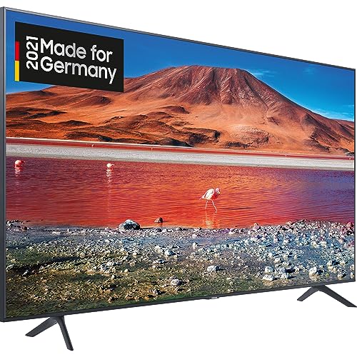 Samsung Crystal UHD 4K TV 43 Zoll (GU43AU7179UXZG, Deutsches Modell), HDR, Q-Symphony, rahmenloses Design, Smart TV [2021] von Samsung