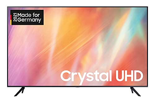 Samsung Crystal UHD 4K TV 55 Zoll (GU55AU7179UXZG, Deutsches Modell), HDR, Q-Symphony, rahmenloses Design, Smart TV [2021] von Samsung