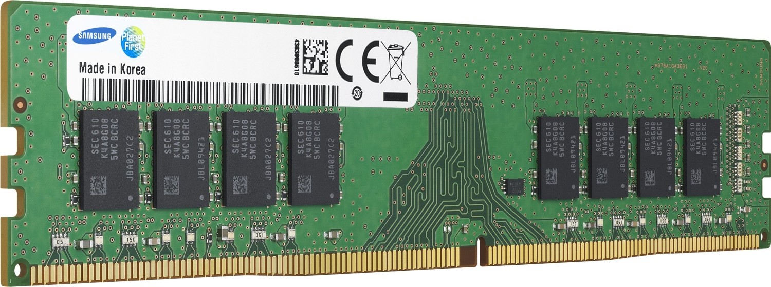 Samsung - DDR4 - Modul - 16GB - DIMM 288-PIN - 3200 MHz / PC4-25600 - CL22 - ECC (M391A2G43BB2-CWE) (geöffnet) von Samsung