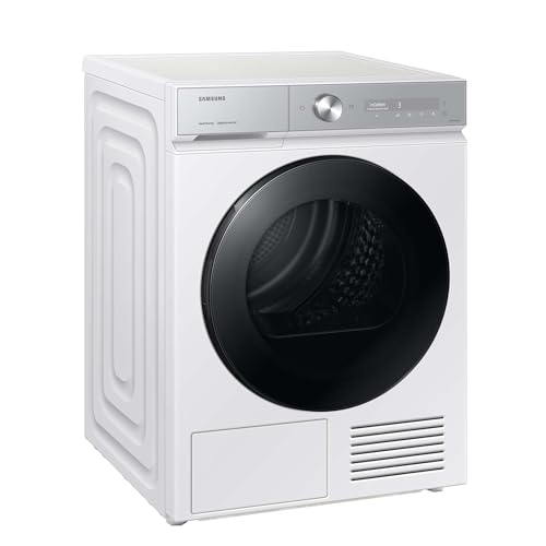 Samsung DV9EBB9545GHS2 Bespoke AI Wärmepumpentrockner, 9 kg, 1.400 U/min, Trockner mit AI Dry, QuickDrive, Air Refresh, Optimal Dry, Super Speed und Super Leise, Weiß Samsung DV9EBB9545GHS2 Bespoke AI Wärmepumpentrockner, 9 kg, 1.400 U/min, Trockner mit AI Dry, QuickDrive, Air Refresh, Optimal Dry, Super Speed und Super Leise, Weiß von Samsung