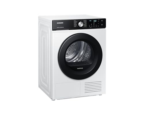 Samsung DV9EBBA245AEEG Bespoke Wärmepumpentrockner, 9 kg, Hygiene+, Optimal Dry, 2-in-1 Komfortfilter, Super Kurz 35', Weiß von Samsung