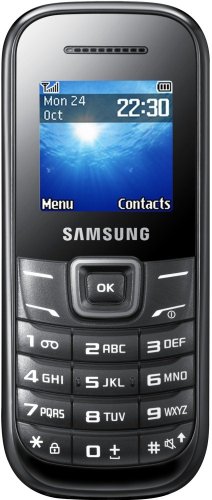 'Samsung E1200 – Mobiltelefon (3,86 cm (1.52), 128 x 128 Pixel, TFT, Single SIM, 2 g, 900, 1800 MHz) schwarz von Samsung