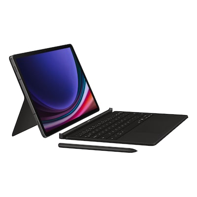 Samsung EF-DX725 Book Cover Keyboard für Galaxy Tab S9/9 FE schwarz Samsung EF-DX725 Book Cover Keyboard für Galaxy Tab S9/9 FE schwarz von Samsung