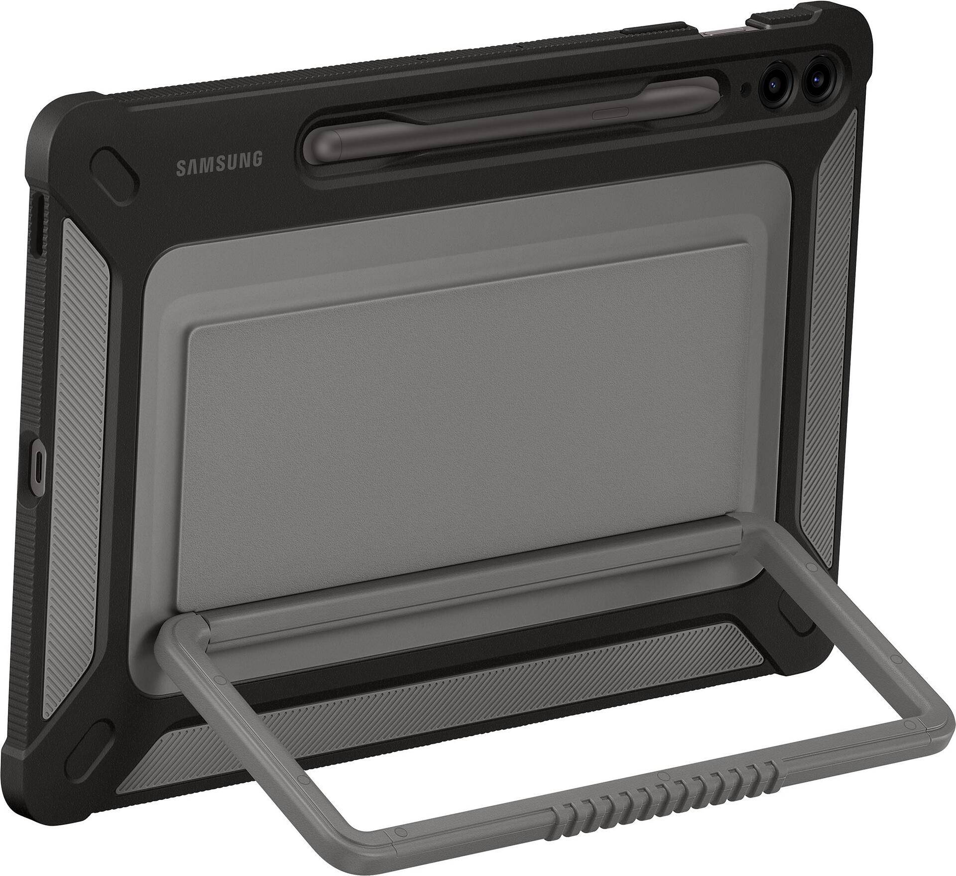 Samsung EF-RX610. Etui-Typ: Cover, Markenkompatibilität: Samsung, Kompatibilität: Galaxy Tab S9 FE+, Maximale Bildschirmgröße: 27,7 cm (10.9), Anzahl der Stand-Modi: 1. Gewicht: 322 g (EF-RX610CBEGWW) von Samsung