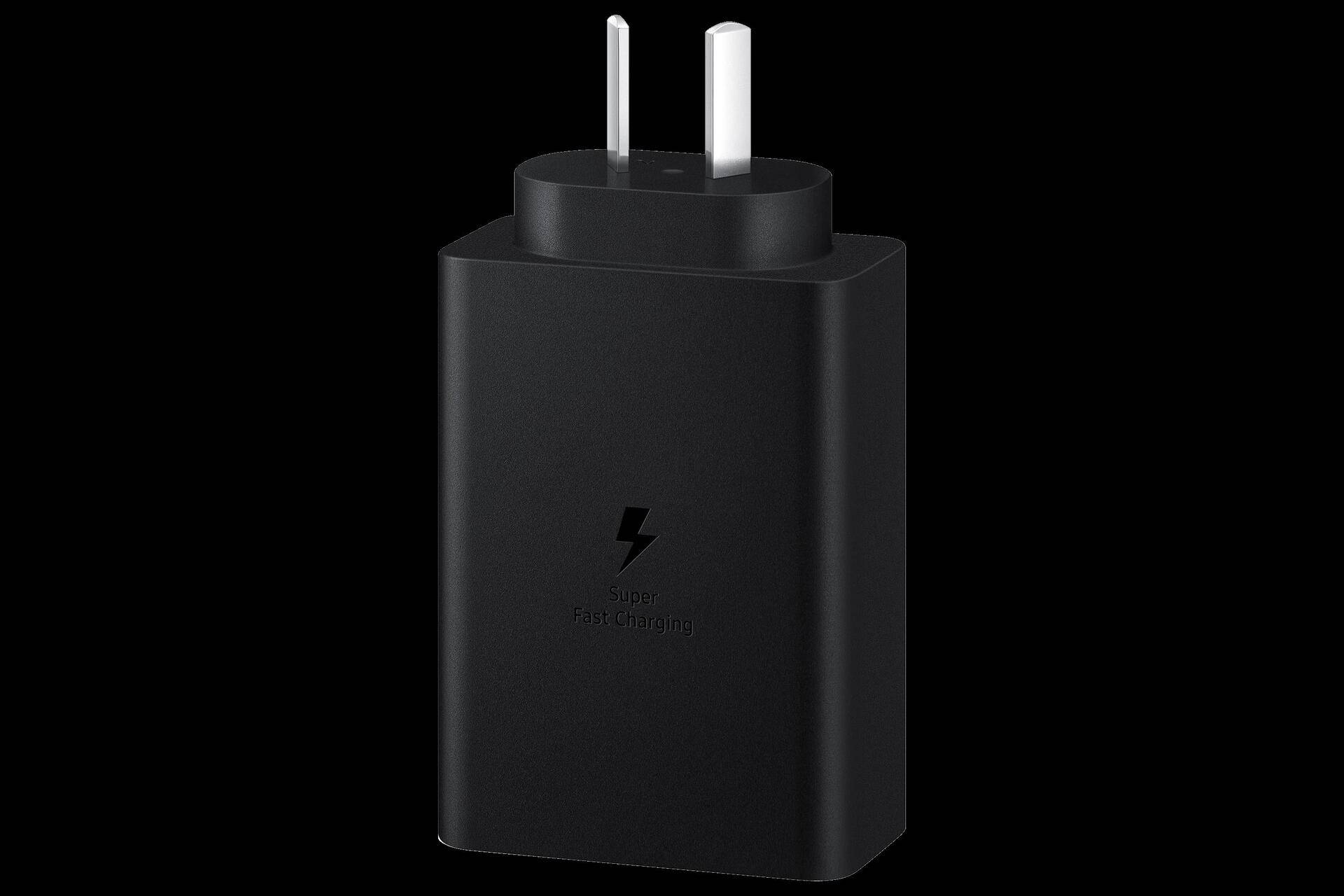 Samsung EP-T6530 - Netzteil - 65 Watt - 3 A - PD 3.0, SFC 2.0 - 3 Ausgabeanschlussstellen (USB, 2 x USB-C) - Schwarz von Samsung