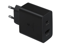 Samsung EP-TA220 - Netzteil - 35 Watt - SFC (USB, USB-C) - schwarz - für Galaxy A20, A50, A70, A8s, M30, M40, Note10, S20, S20 5G, S20+ 5G, Z Flip, Z Flip 5G von Samsung