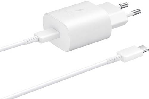 Samsung EP-TA800XWEGWW Handy Ladegerät USB-C® mit Schnellladefunktion 25W Weiß von Samsung