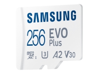 Samsung EVO Plus, 256 GB, MicroSDXC, Klasse 10, UHS-I, 130 MB/s, 130 MB/s von Samsung