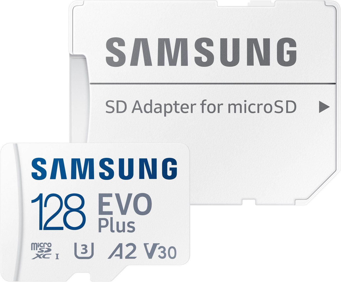 Samsung EVO Plus (2024) 128GB inkl. SD-Adapter Speicherkarte (128 GB, Video Speed Class 30 (V30)/UHS Speed Class 3 (U3), 160 MB/s Lesegeschwindigkeit) von Samsung
