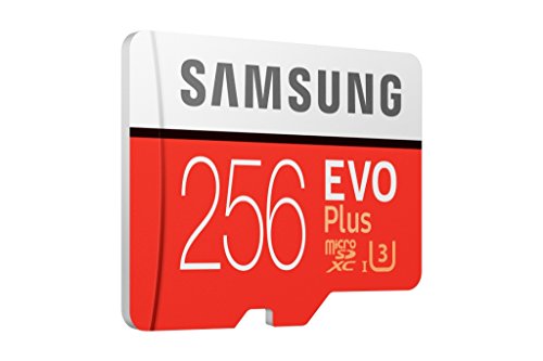 Samsung EVO Plus 256 GB microSDXC UHS-I U3 100 MB/s Full HD & 4K UHD Memory Card with Adapter (MB-MC256GA) - Red/White von Samsung