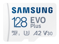 Samsung EVO Plus MB-MC128SA - Flash-Speicherkarte (microSDXC auf SD-Adapter enthalten) - 128 GB von Samsung