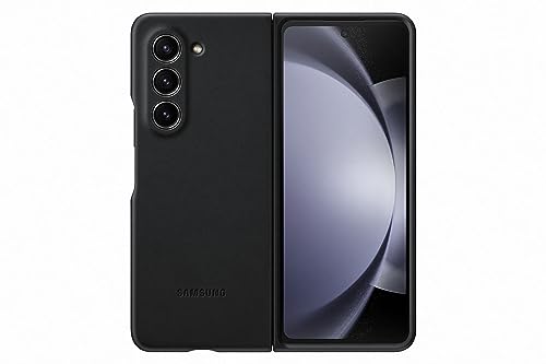 Samsung Eco-Leather Case EF-VF946 für das Galaxy Z Fold 5 | Smartphone Cover, Handy-Hülle, pflanzliches Leder, Schutz Case, stoßfest, Graphite von Samsung