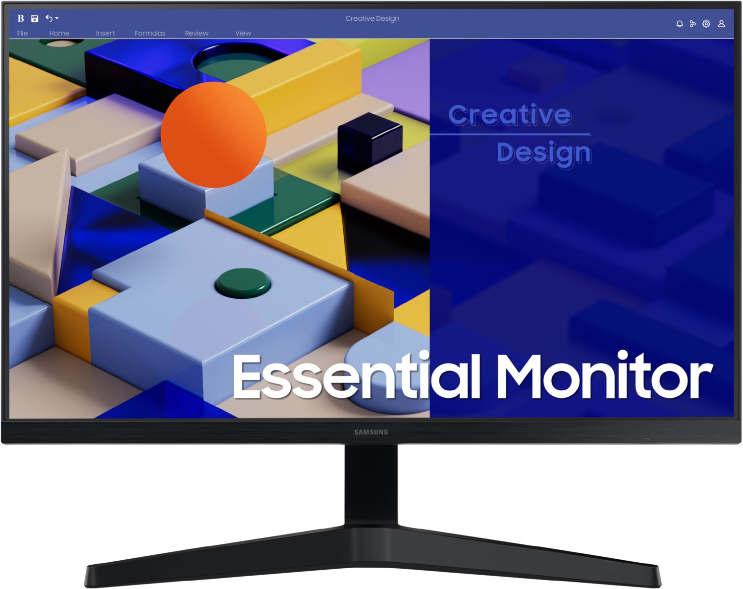 Samsung Essential 61 cm (24 Zoll) LED-Monitor schwarz von Samsung