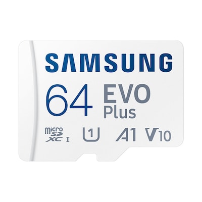 Samsung Evo Plus (2024) 64 GB microSDXC Speicherkarte (160 MB/s, Class 10, U3) von Samsung