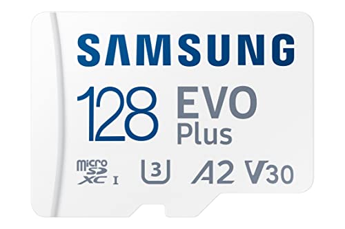 Samsung Evo Plus 128 GB SDXC U3 Class 10 A2 130 MB/s mit Adapter Version 2021 (MB-MC128KA/EU) von Samsung
