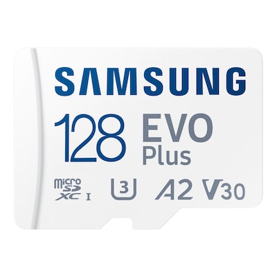 Samsung Evo Plus 128 GB microSDXC Speicherkarte (130 MB/s, Class 10, U3) von Samsung