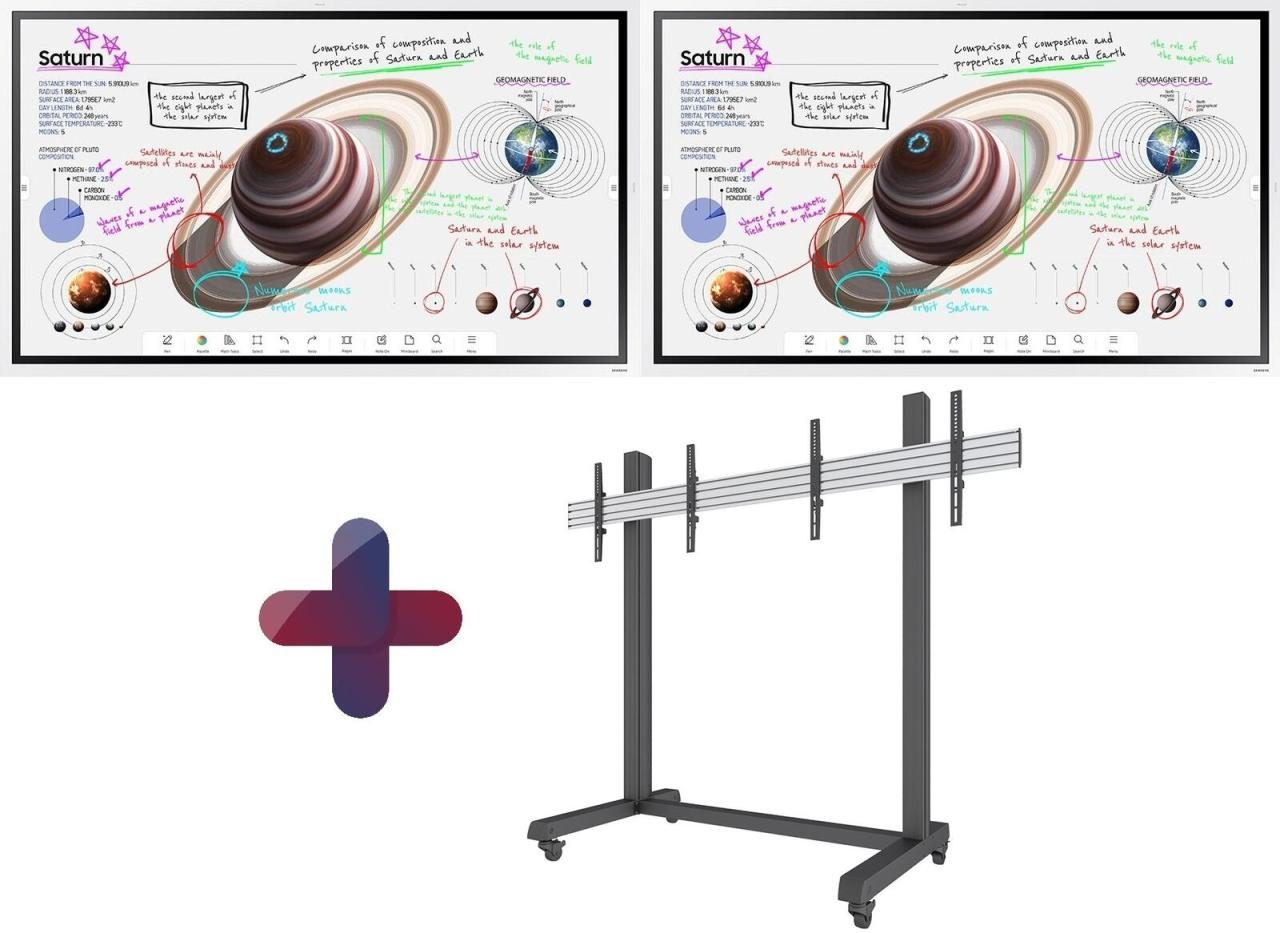 Samsung Flip Pro 2x WM55B Flipchart 138,7 cm 55 Zoll inkl. Neomounts Pro NMPR... Samsung Flip Pro 2x WM55B Flipchart 138,7 cm 55 Zoll inkl. Neomounts Pro NMPR... von Samsung