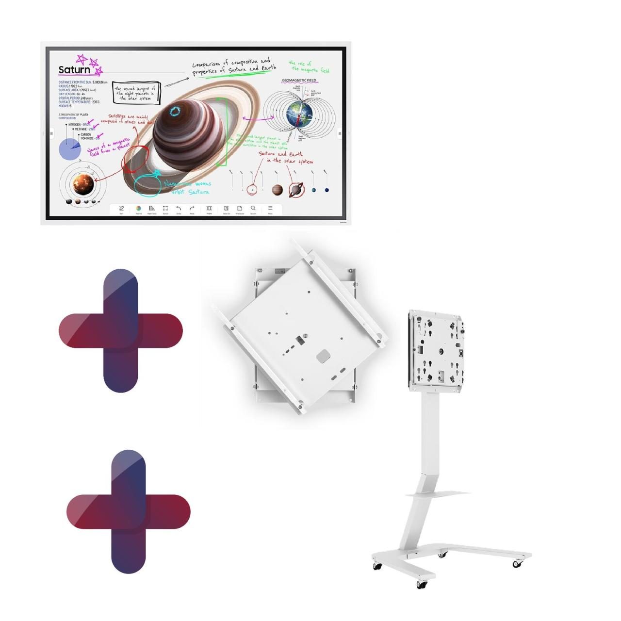 Samsung Flip Pro WM65B Flipchart 165 cm 65 Zoll inkl. Hagor ST SA Flip II 55 ... Samsung Flip Pro WM65B Flipchart 165 cm 65 Zoll inkl. Hagor ST SA Flip II 55 ... von Samsung