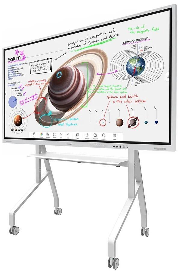 Samsung Flip Pro WM85B Flipchart 215,9 cm 85 Zoll + Neomounts FL50-525WH1 Mov... von Samsung