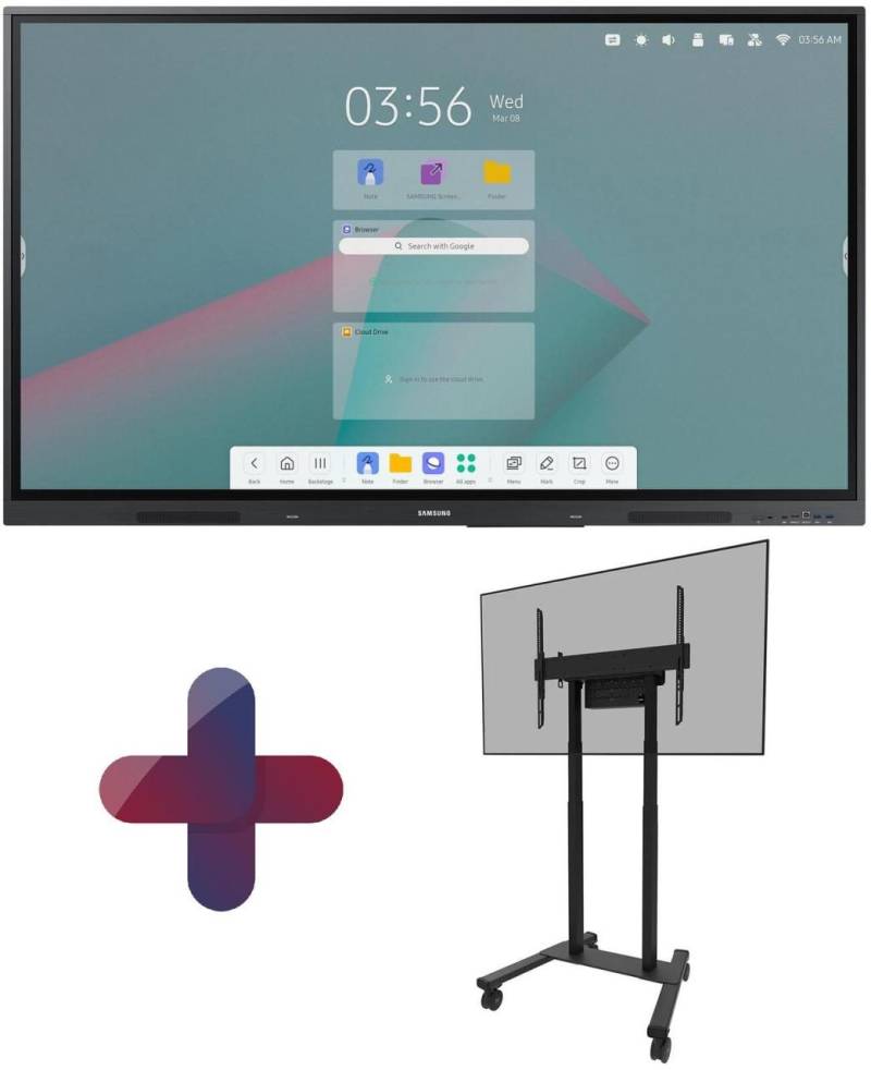 Samsung Flip WA65C Smart Signage Touch Display 164 cm 65 Zoll + Neomounts FL5... von Samsung