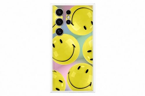 Samsung Flipsuit Case EF-MS928 für das Galaxy S24 Ultra, Smartphone-Cover, Handy-Hülle, Schutz Case, Einlegekarte Smiley, Yellow von Samsung