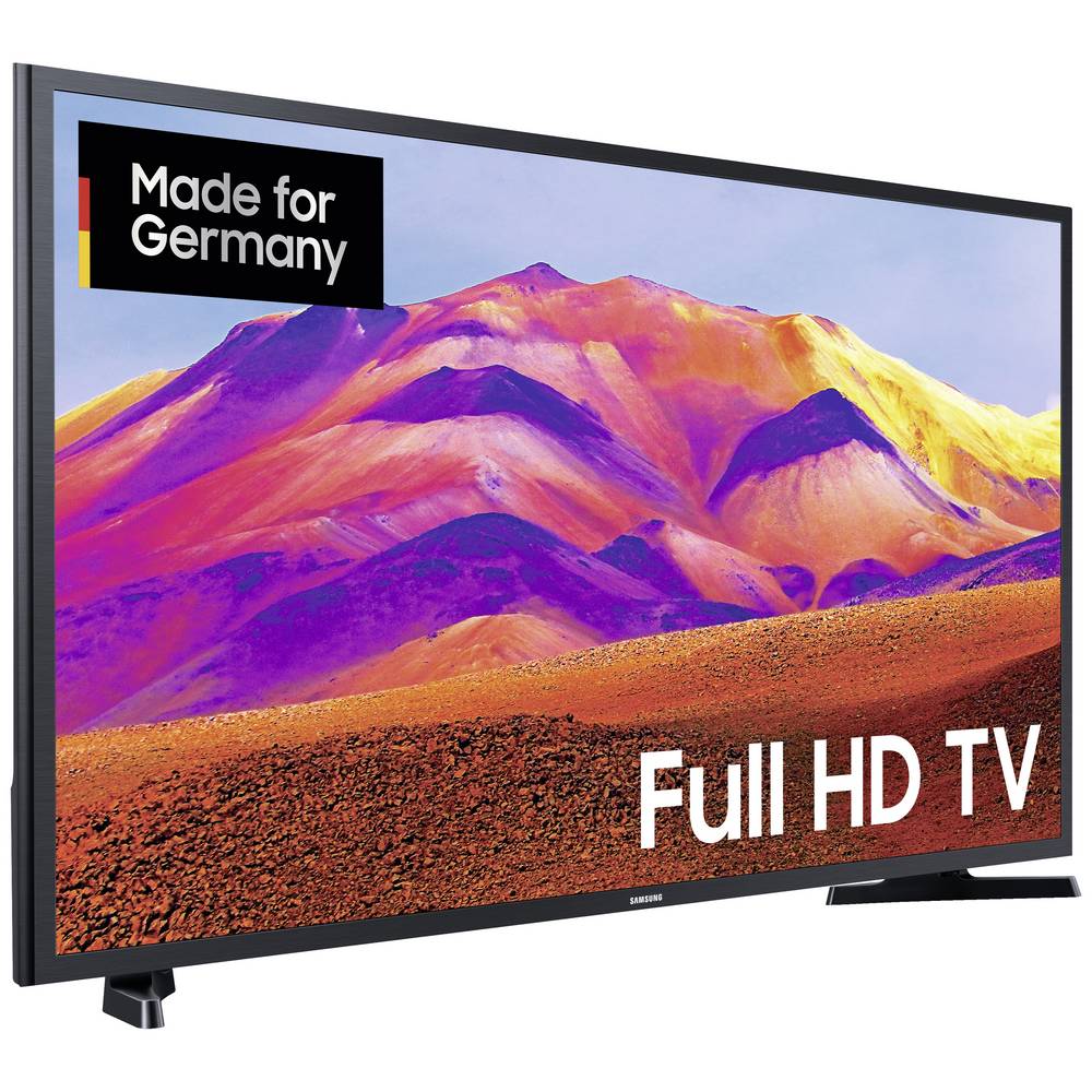 Samsung Full HD T5379CD LED-TV 80 cm 81,30cm (32)  DVB-C, DVB-S2, DVB-T2, CI+, Full HD, Smart TV, WLAN Nachtschwarz [Energieklasse F] (GU32T5379CDXZG) von Samsung