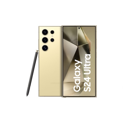 Samsung GALAXY S24 Ultra 5G S928B DS 512GB Titanium Yellow Android 14 Smartphone von Samsung