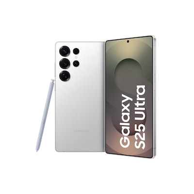 Samsung GALAXY S25 Ultra 5G S938B DS 256GB Titanium Whitesilver Android 15.0 Smartphone von Samsung