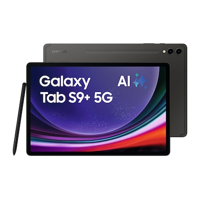 Samsung GALAXY Tab S9+ X816B 5G 256GB graphite Android 13.0 Tablet von Samsung