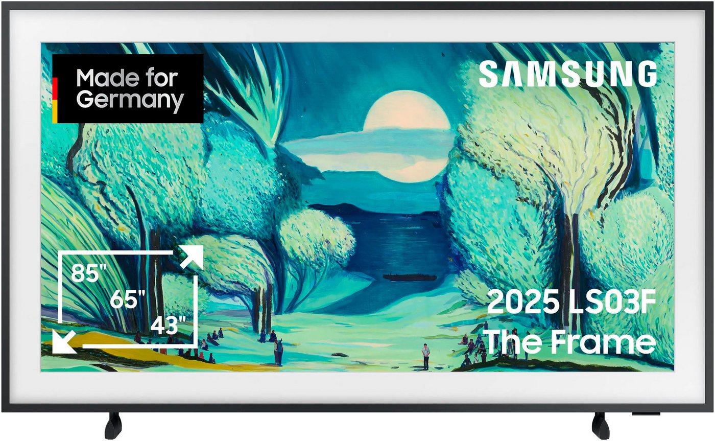 Samsung GQ43LS03FAU QLED-Fernseher (108 cm/43 Zoll, 4K Ultra HD, Smart-TV, The Frame, Mattes Display, Art Mode, Austauschbare Rahmen, Dolby Atmos) von Samsung