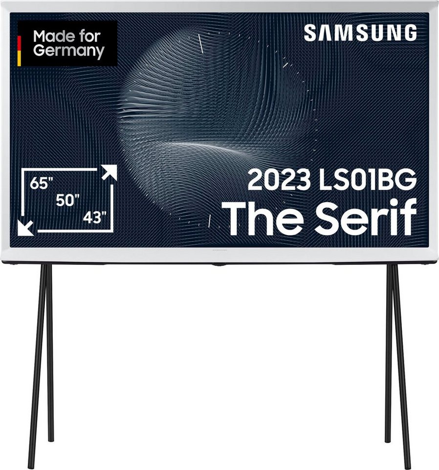 Samsung GQ55LS01BGU LED-Fernseher (138 cm/55 Zoll, Google TV, Smart-TV, Mattes Display, QLED-Bildqualität, Abnehmbare Standfüße) von Samsung