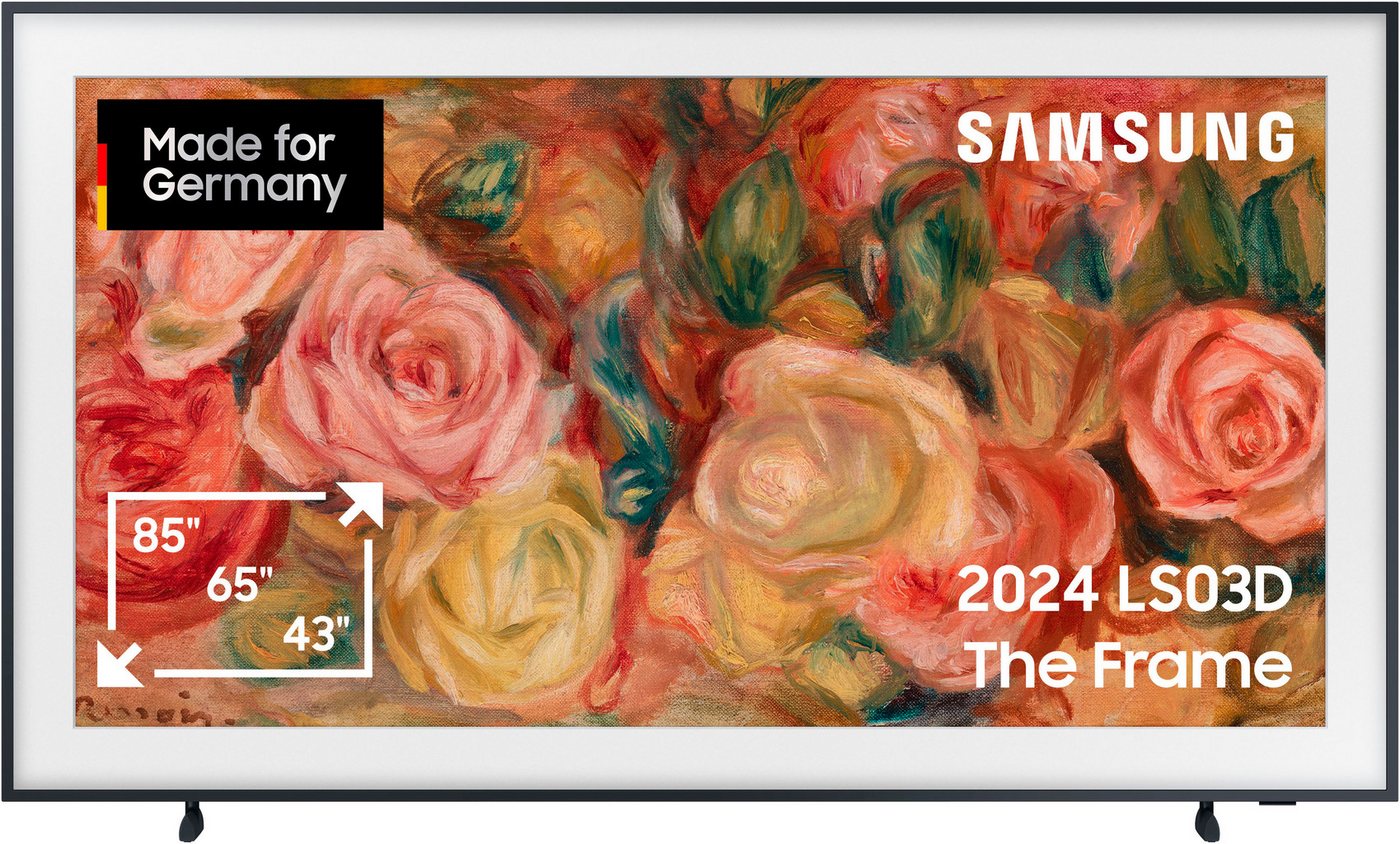 Samsung GQ55LS03DAU QLED-Fernseher (138 cm/55 Zoll, 4K Ultra HD, Smart-TV, The Frame, Mattes Display, Art Mode, Austauschbare Rahmen, Dolby Atmos) von Samsung