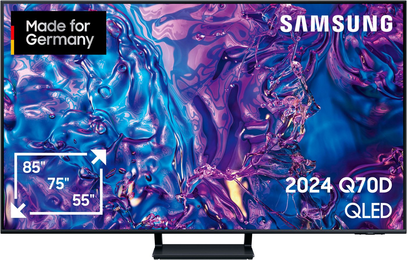 Samsung GQ55Q70DAT QLED-Fernseher (138 cm/55 Zoll, 4K Ultra HD, Smart-TV, Neural Quantum 4K AI Gen2 Prozessor, bis zu 120Hz) von Samsung