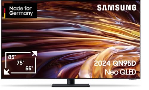 Samsung GQ55QN95DAT 189 cm Fernseher (55 Zoll), Neo QLED AI TV mit Neural Quantum 4K AI Gen2 Prozessor, Smart TV, KI TV, Deutsches Modell, graphitschwarz von Samsung