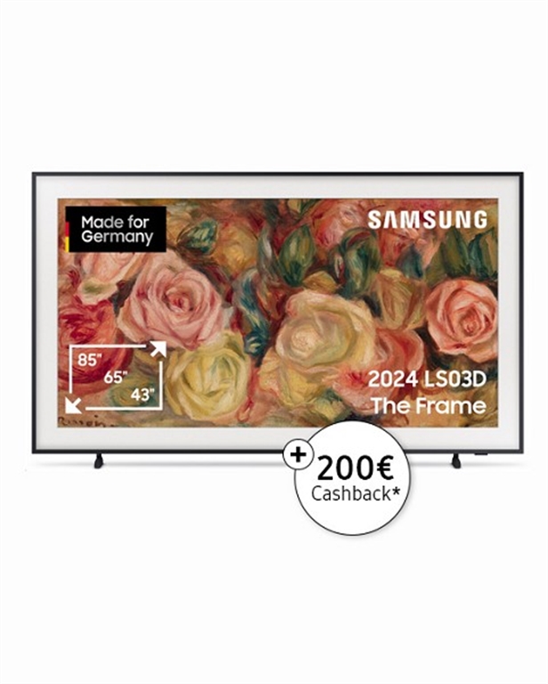 Samsung GQ65LS03DAU The Frame 2024 LCD, 65, 163, Ultra HD Samsung GQ65LS03DAU The Frame 2024 LCD, 65, 163, Ultra HD von Samsung