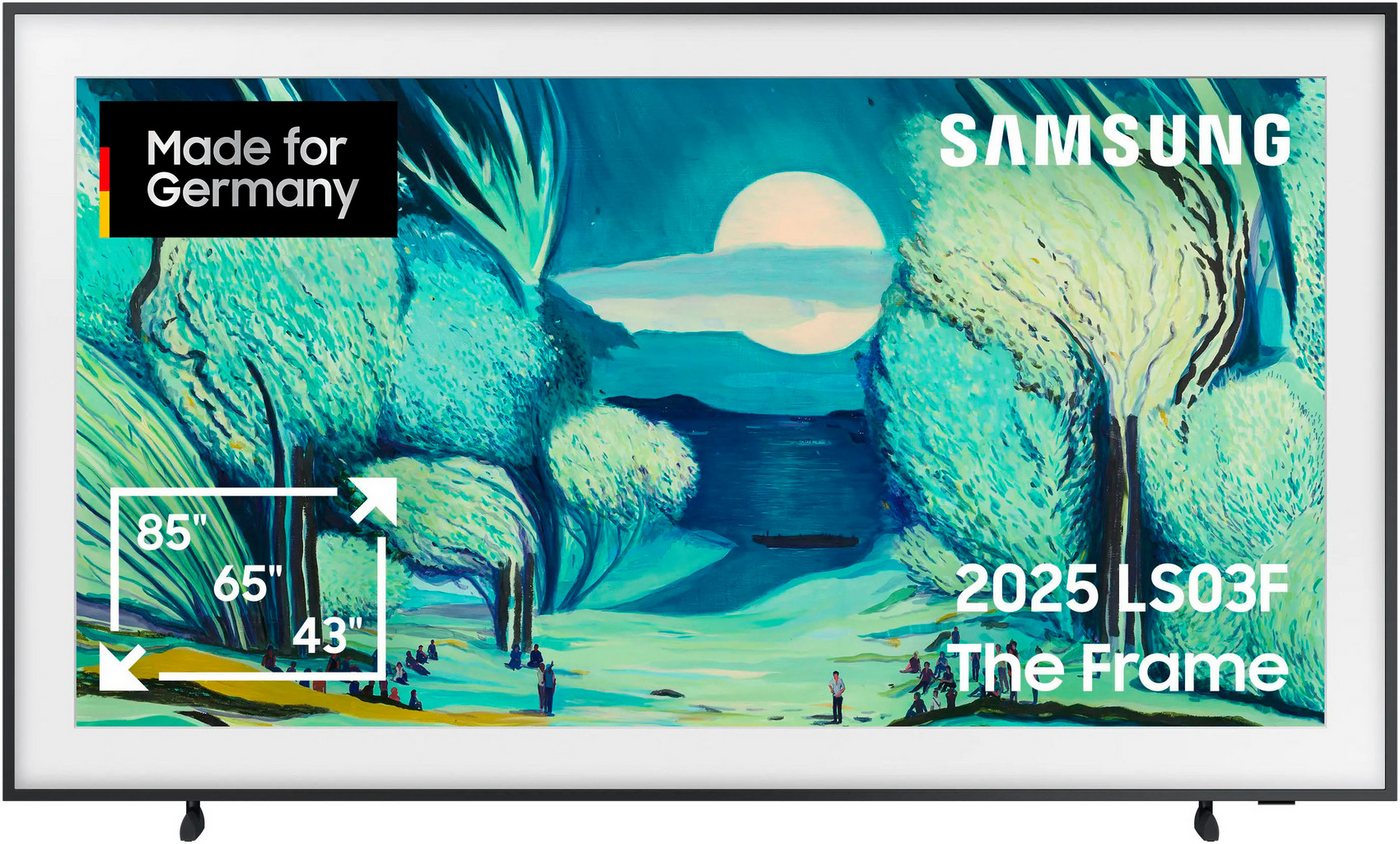 Samsung GQ65LS03FAU QLED-Fernseher (163 cm/65 Zoll, 4K Ultra HD, Smart-TV, The Frame, Mattes Display, Art Mode, Austauschbare Rahmen, Dolby Atmos) von Samsung