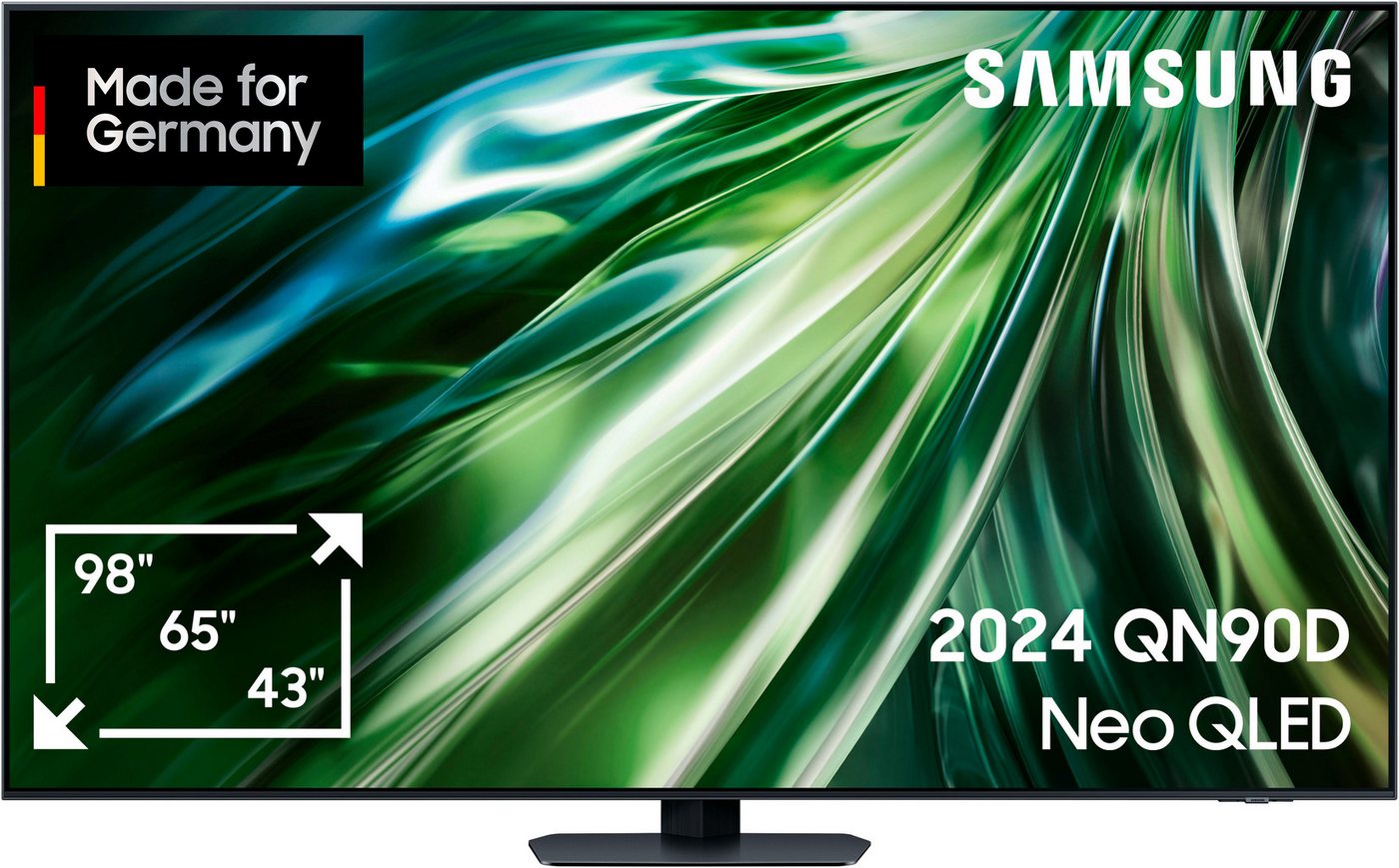 Samsung GQ65QN90DAT QLED Mini LED-Fernseher (163 cm/65 Zoll, 4K Ultra HD, Smart-TV, Neural Quantum 4K AI Gen2 Prozessor, Gaming Hub, bis zu 144Hz) von Samsung
